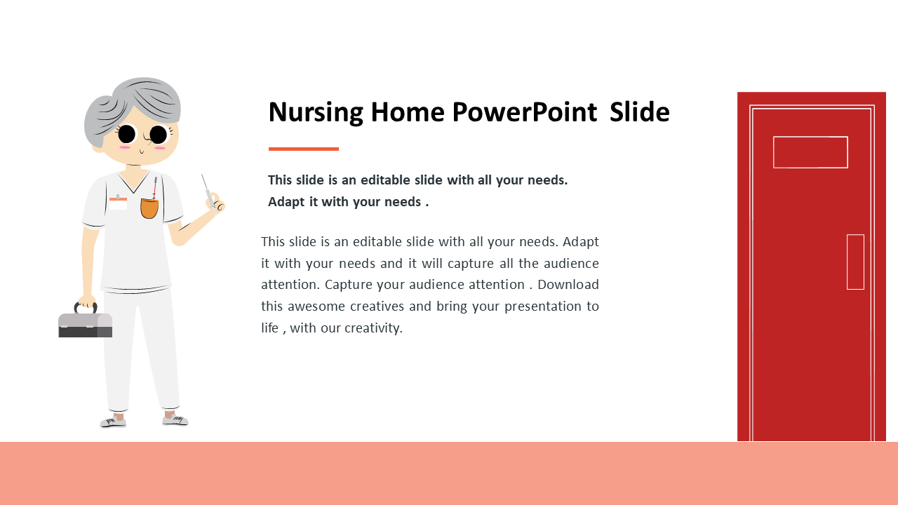 Nursing Home PowerPoint  Slide